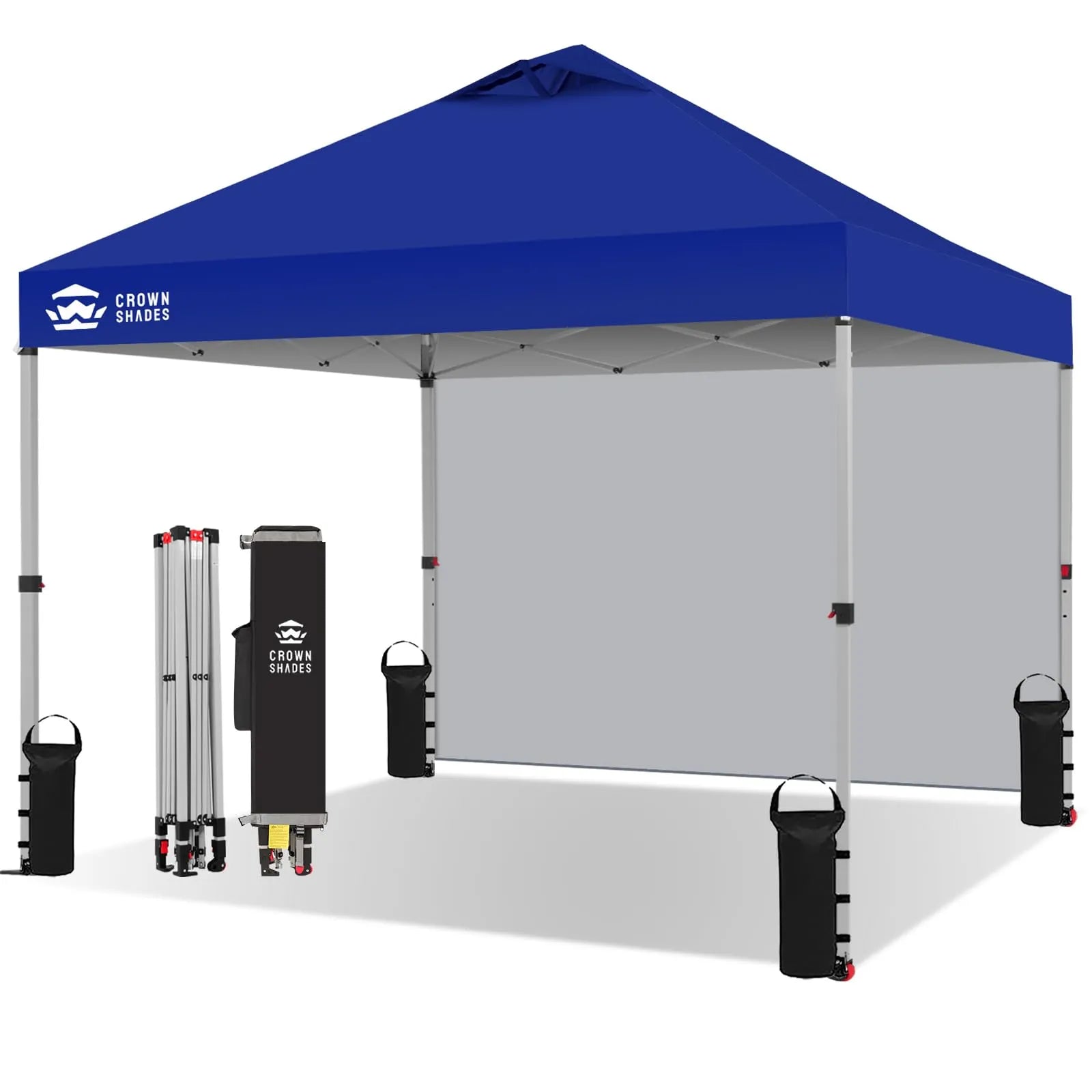 3m x 3m Pop Up Gazebo with Sidewall – One Push Waterproof Canopy