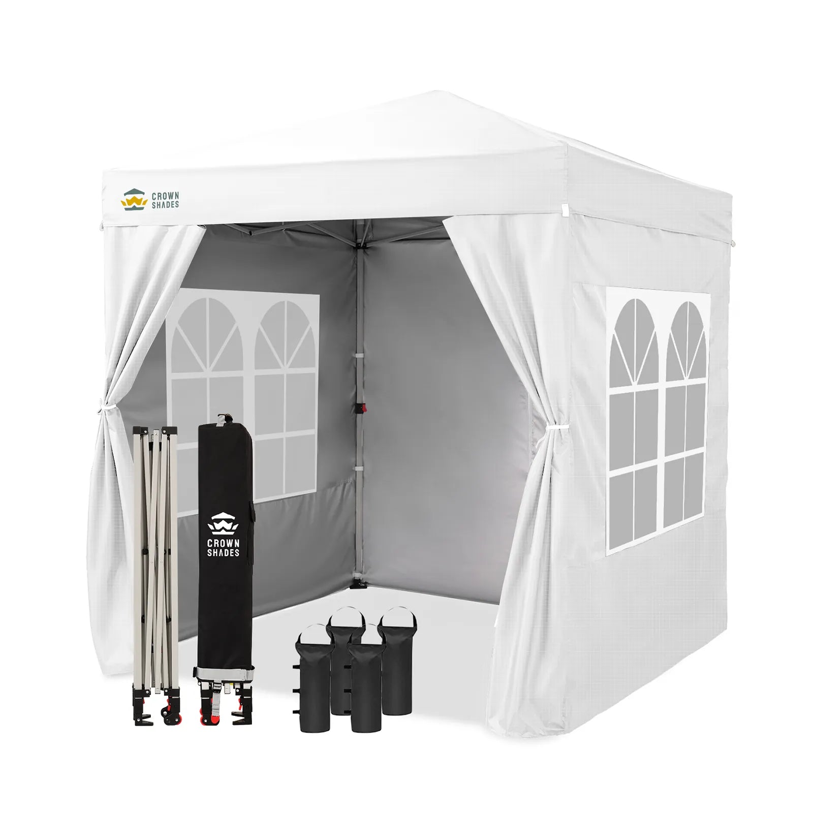 ArdenShade 2 x2m Pop Up Gazebo with 4 Sidewalls