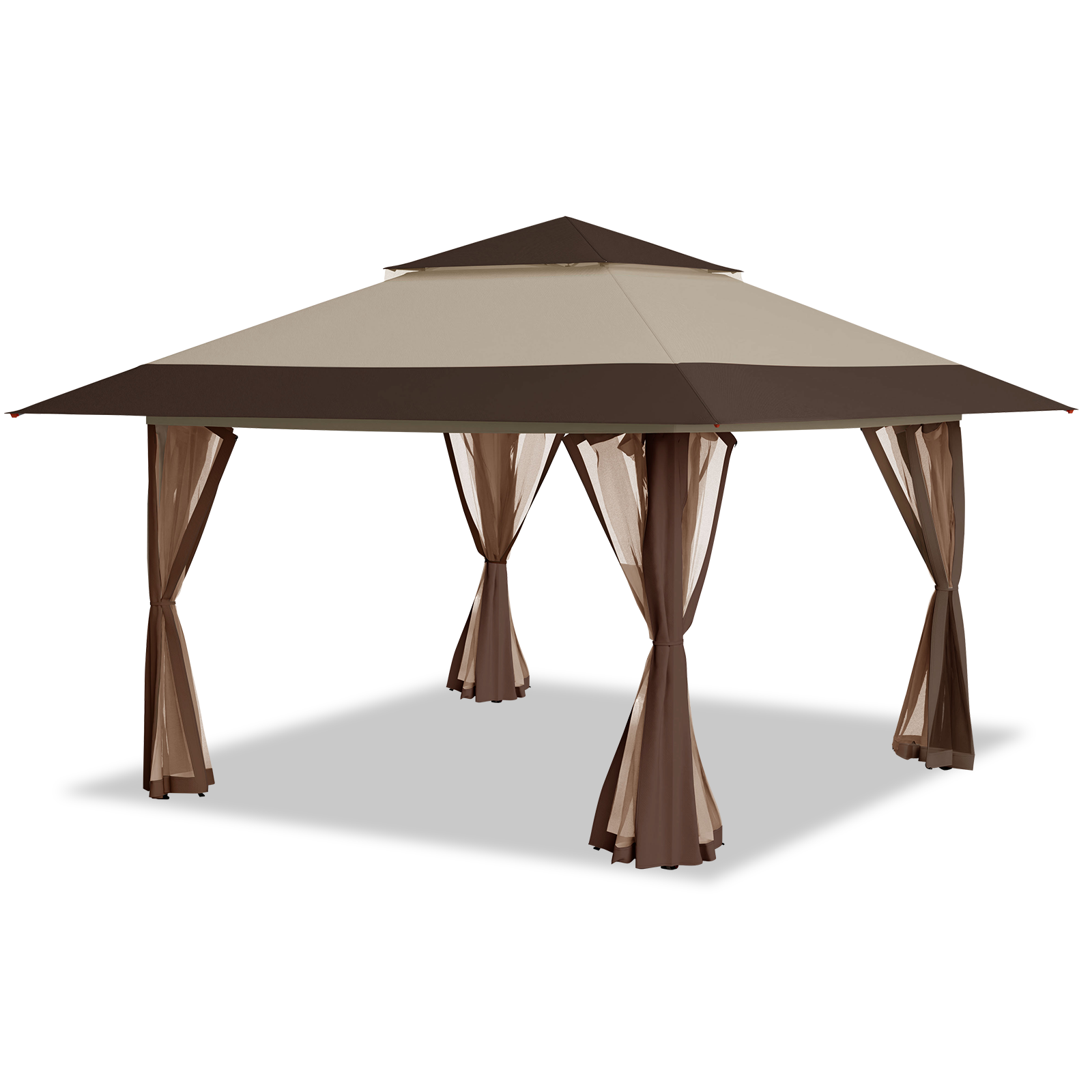 ArdenShade 4x4m Pop Up Gazebo with 4 Mesh Sidewalls