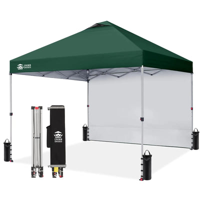 3m x 3m Pop Up Gazebo with Sidewall – One Push Waterproof Canopy