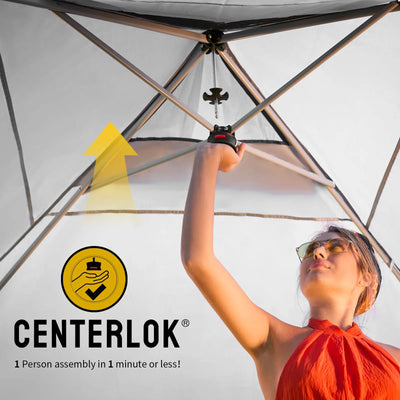 3m x 3m Pop Up Gazebo with Sidewall – One Push Waterproof Canopy