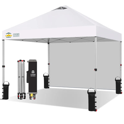 3m x 3m Pop Up Gazebo with Sidewall – One Push Waterproof Canopy