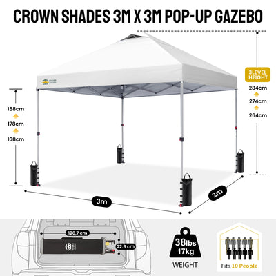 CenterLOK® Pop Up Gazebo - One Push Instant
