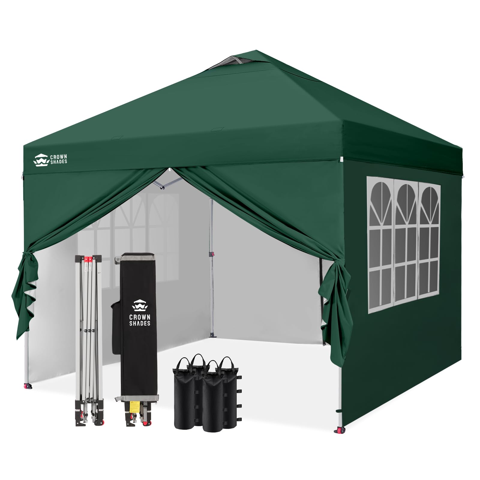 Pop Up Gazebo with 4 Sidewalls - One Push CenterLOK® Instant Setup